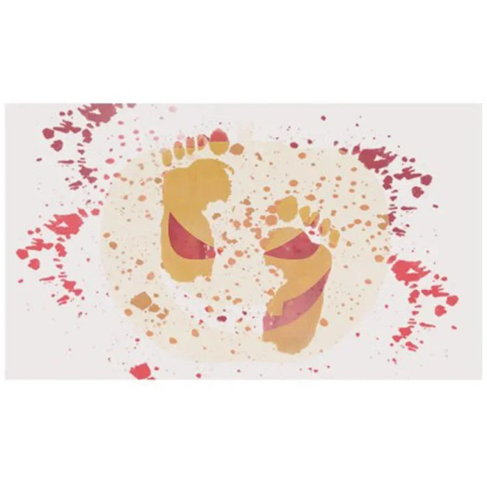 Scary Halloween prank floor mat